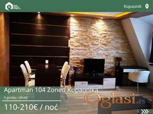 Stan Na Dan Kopaonik Apartman 104 Zoned Kopaonik